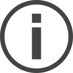 Info Circle O SVG Icon
